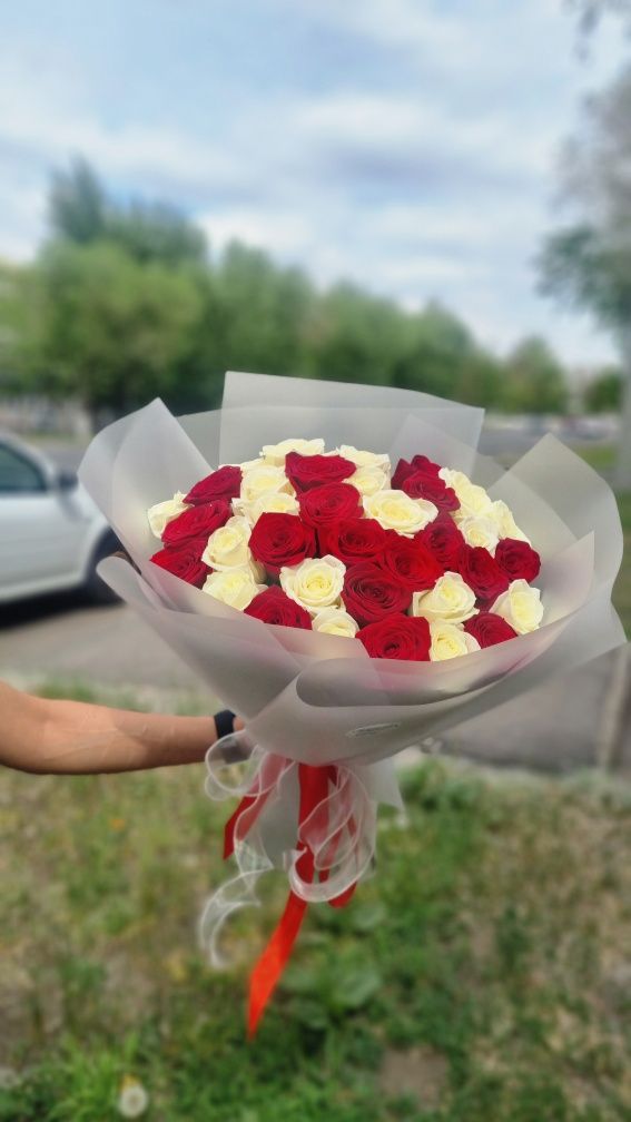 Шикарные букеты .Доставка.Павлодар.Круглосуточно.