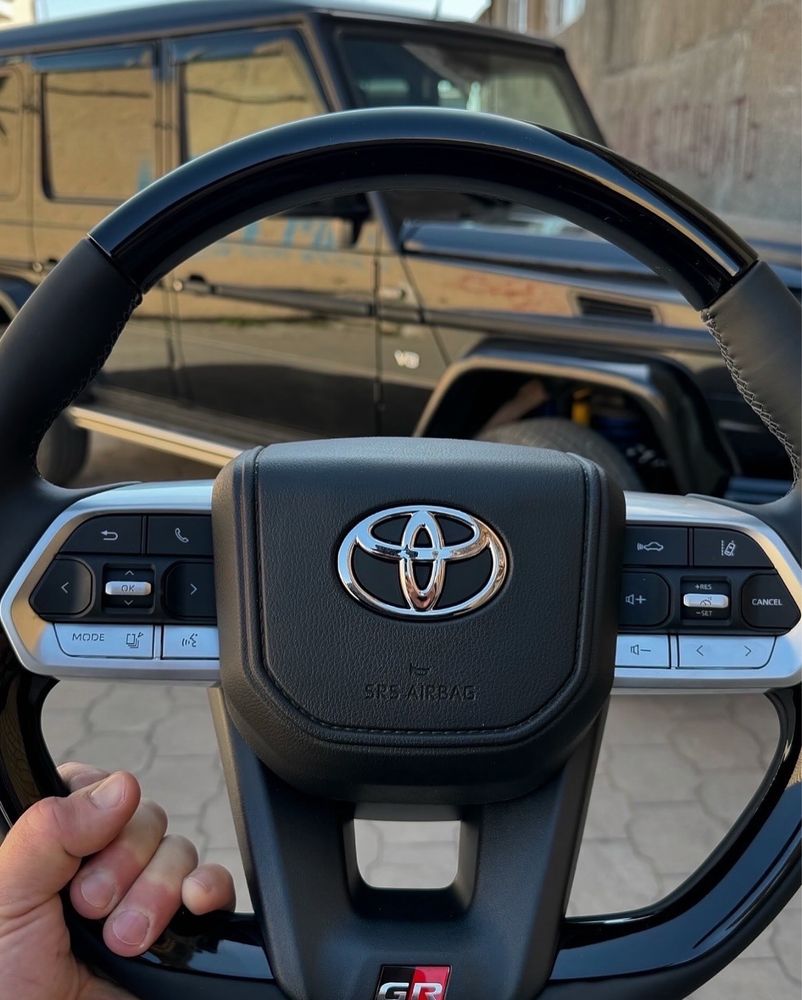 Руль в дереве на Toyota Prado 120 Прадо 150 land cruiser 200