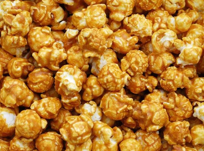 карамель для попкорна цветная и коричневая