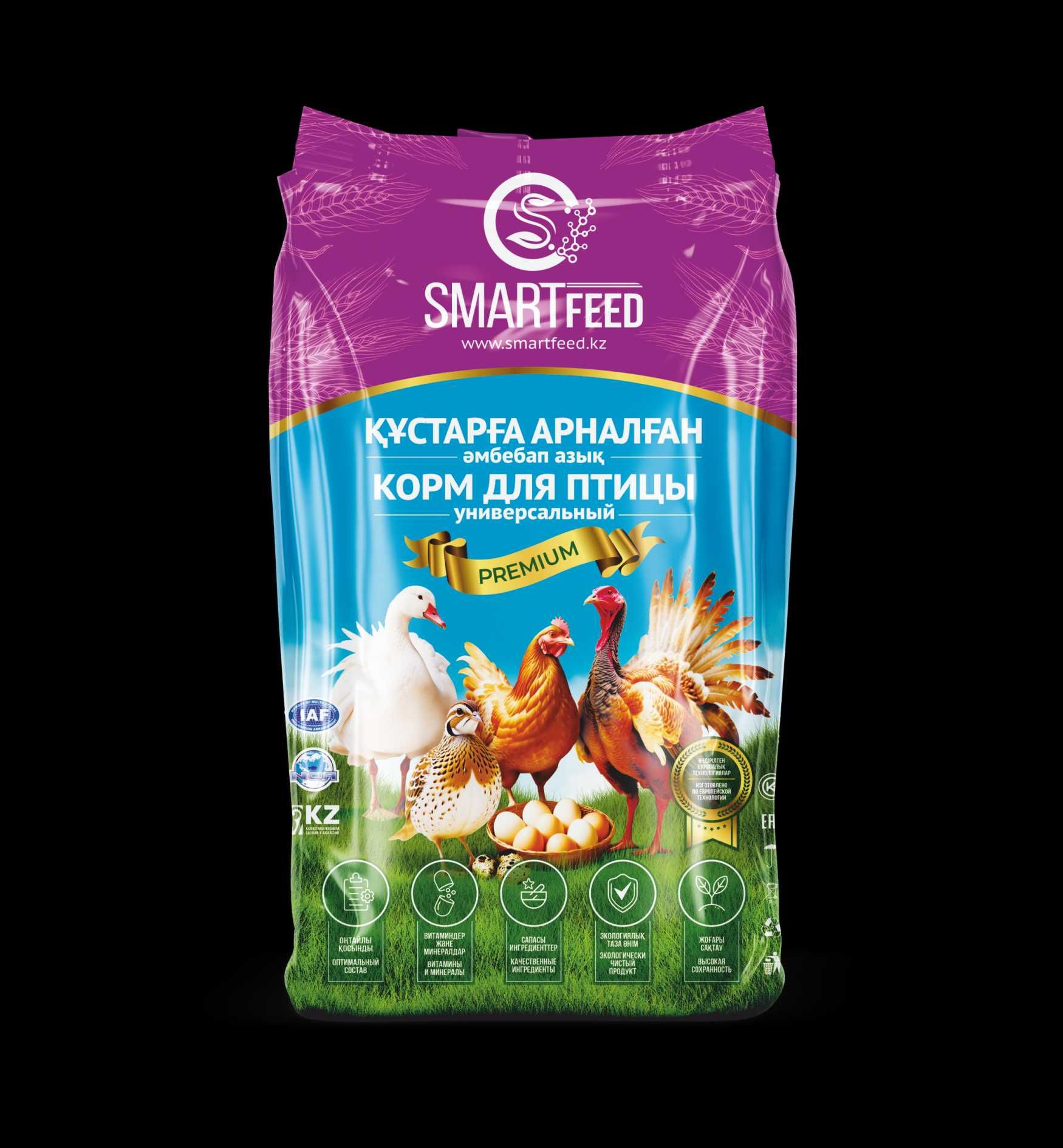 Комбикорм SmartFeed Перепелка несушка крупка