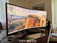 Монитор 34 дюйма Odyssey G5 LC34G55TWWIXCI