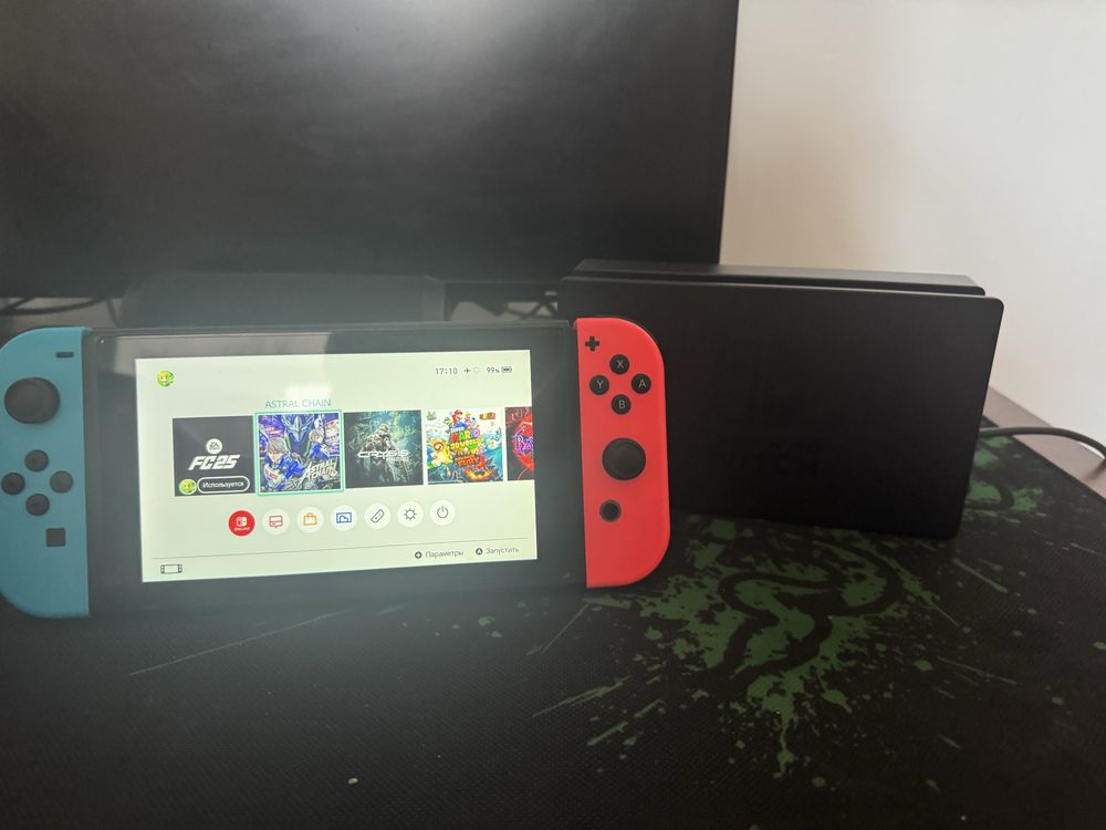 Nintendo switch (прошитый) FC25 crisis mario и тд