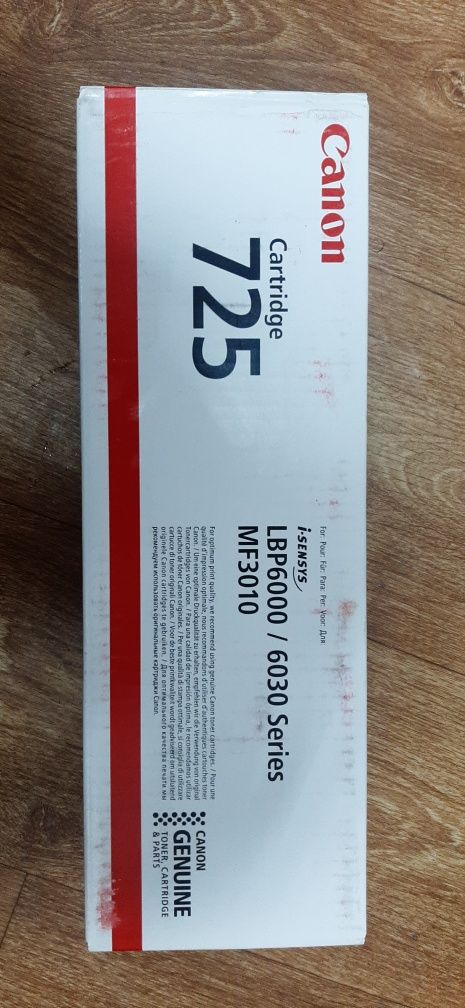 Картриджи Canon 725 черный , оригиналы в пломбе