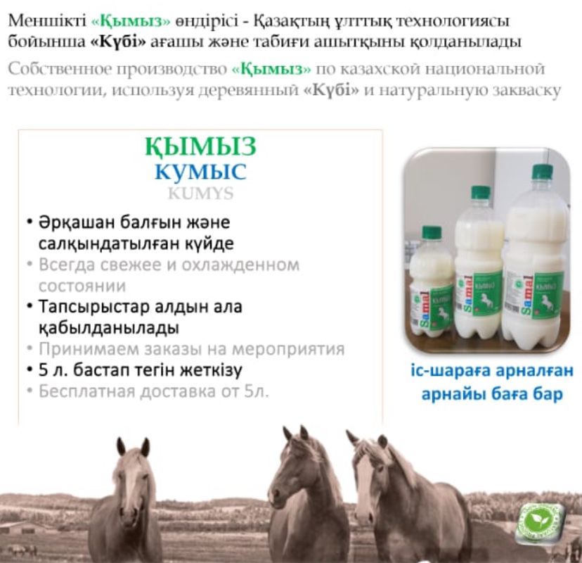 Саумал, Кымыз, Қымыз, Кумыс