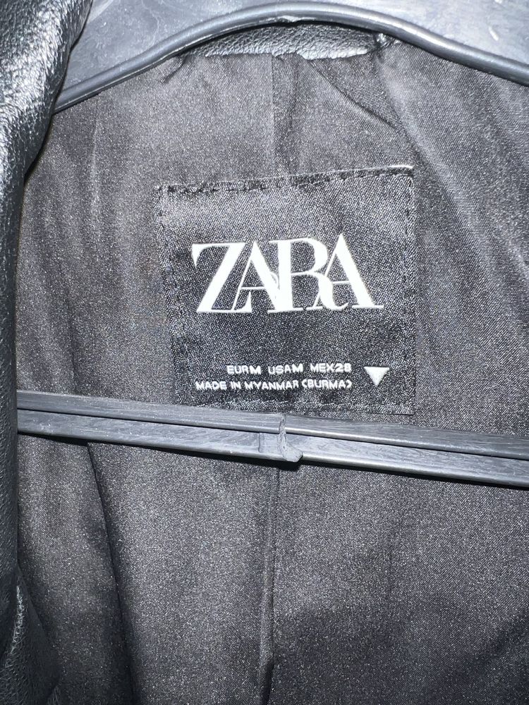 Кожаная куртка (косуха) zara женская
