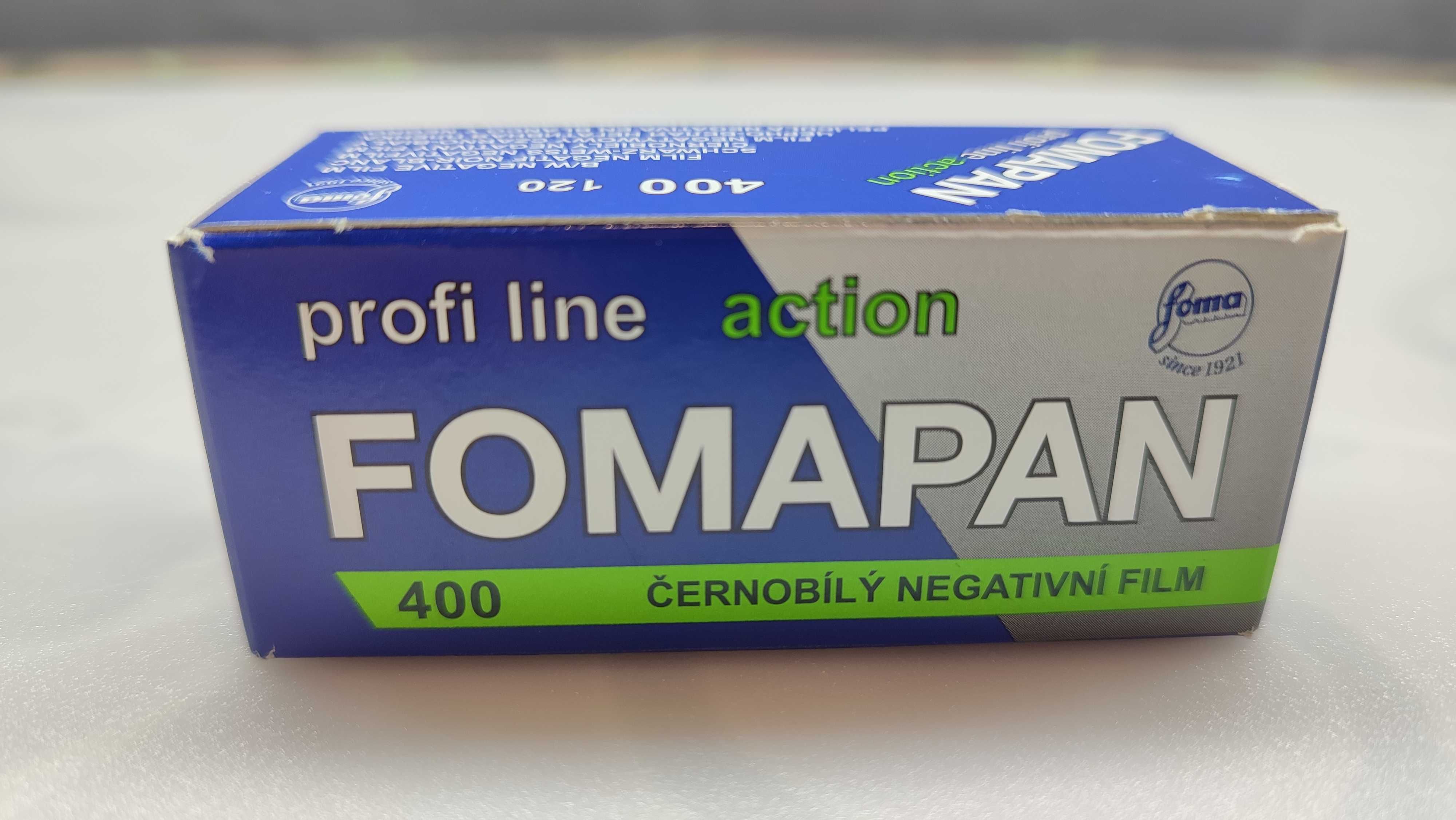 Фотоплёнка среднеформатная (тип 120) Fomapan 400