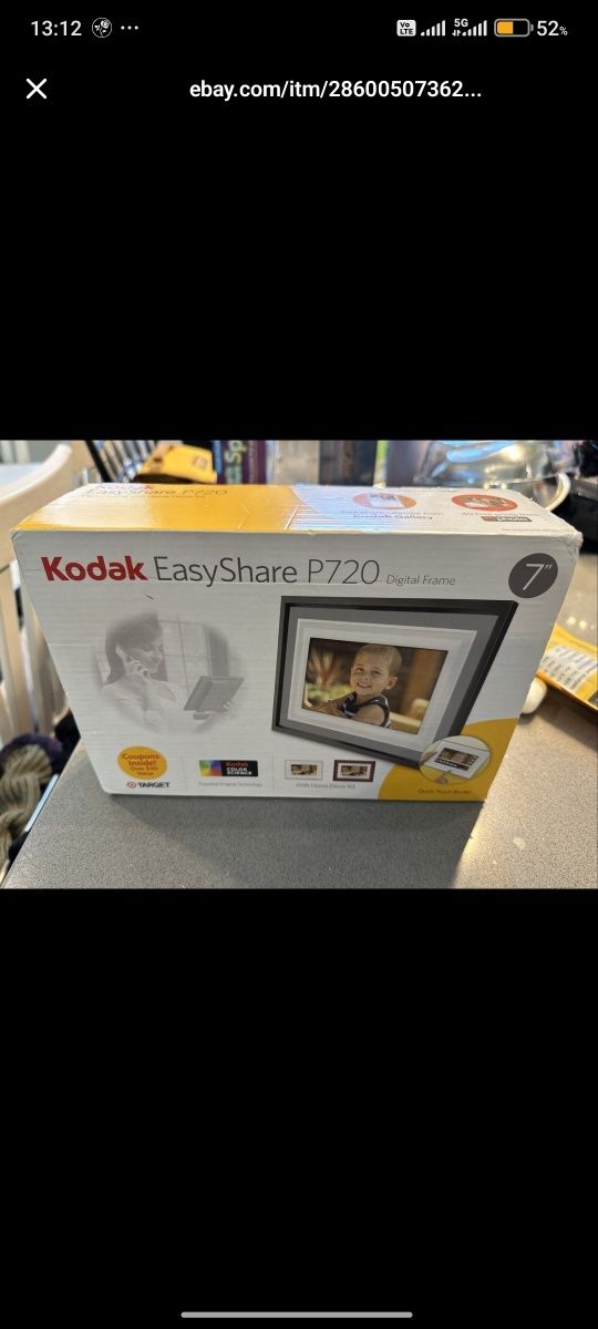 цифровая фоторамка Kodak EasyShare P720.