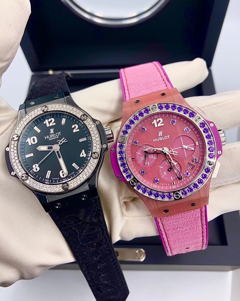 Швейцарске часы Hublot Big Bang Tutti Frutti purple linen