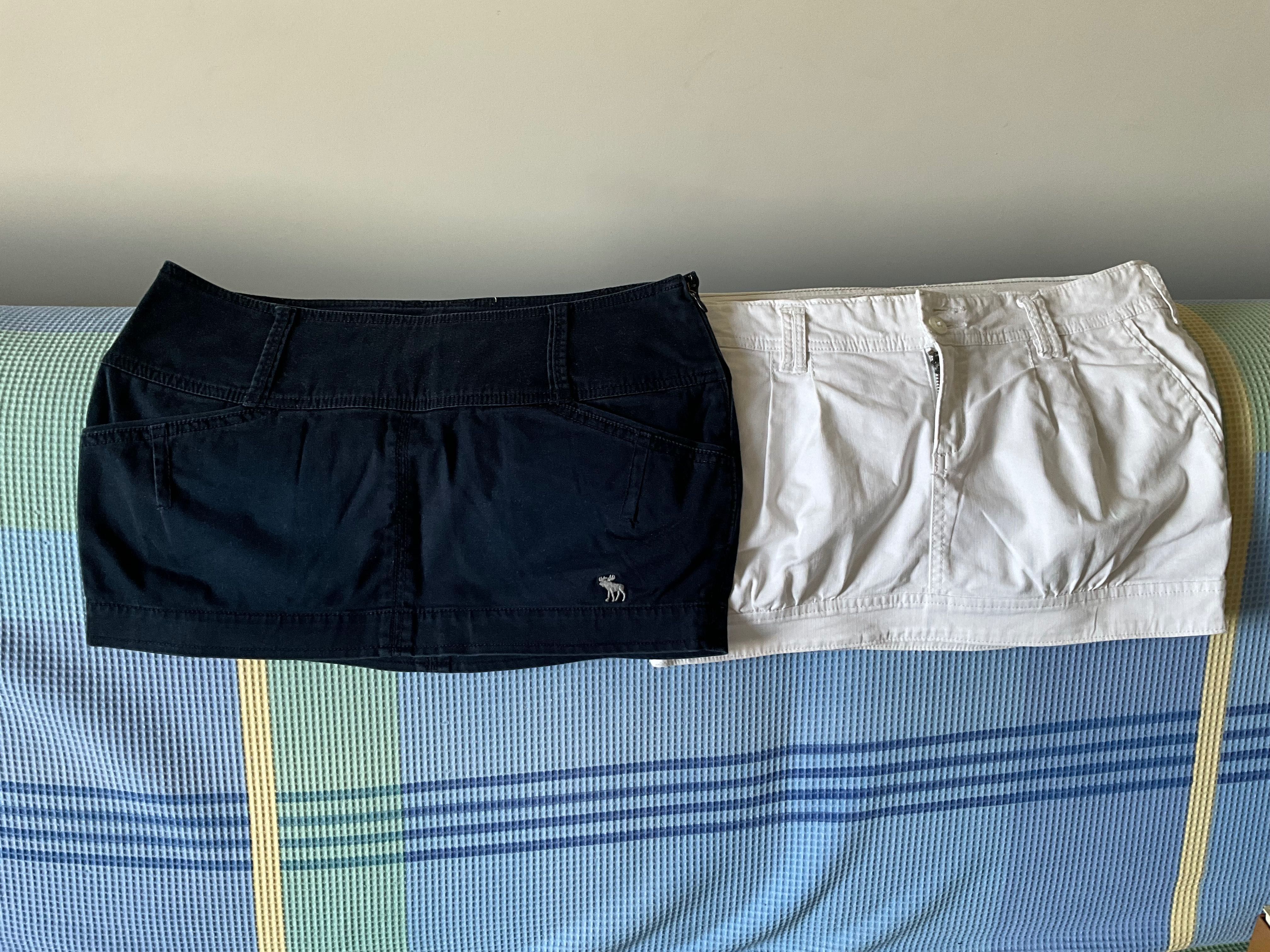 Юбка Abercrombie джинсовая размер 2 то есть XS-S ,на бедрах