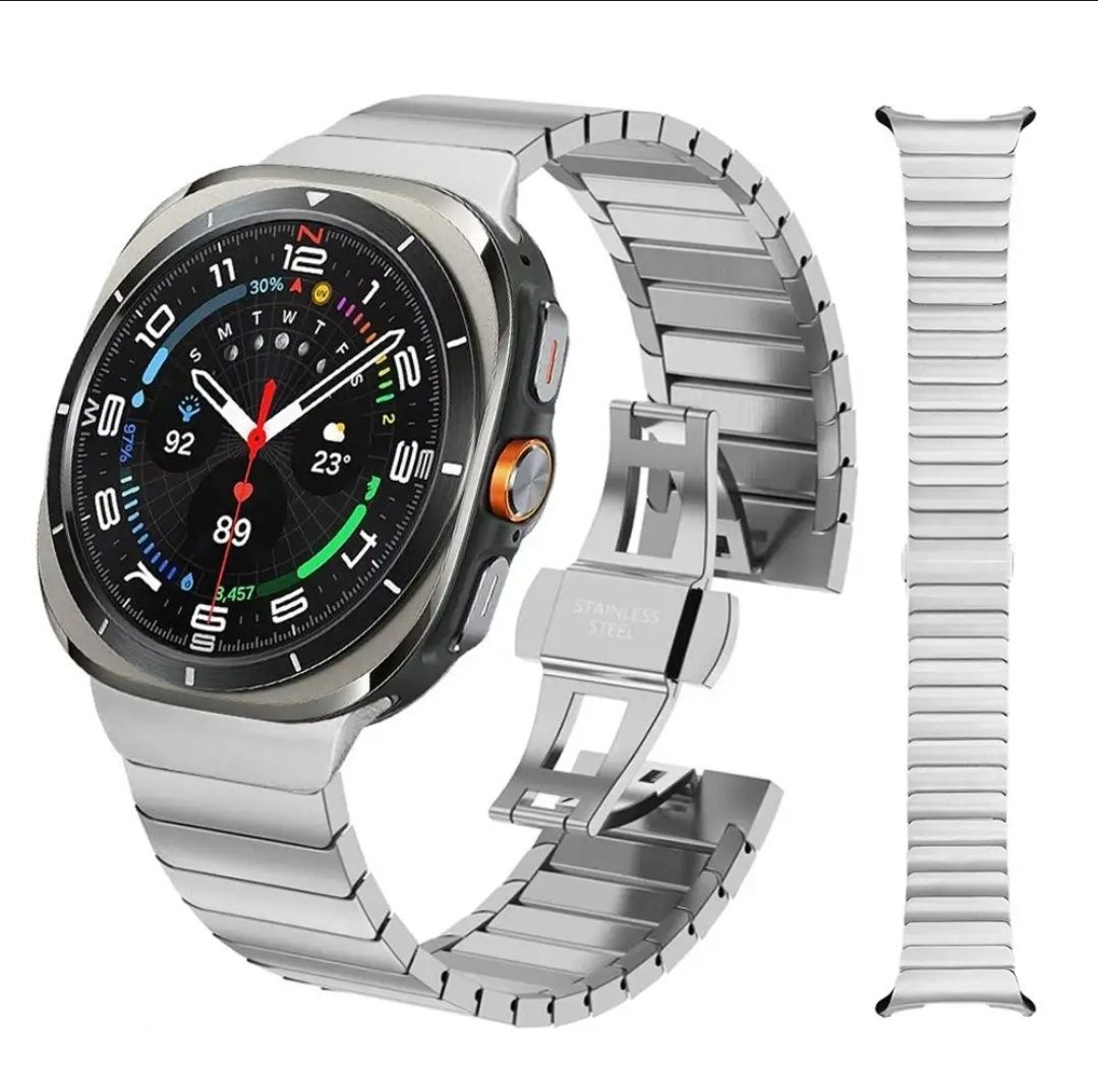 Комплект титановый ремешок и корпус на Samsung watch 7 ultra. 47mm