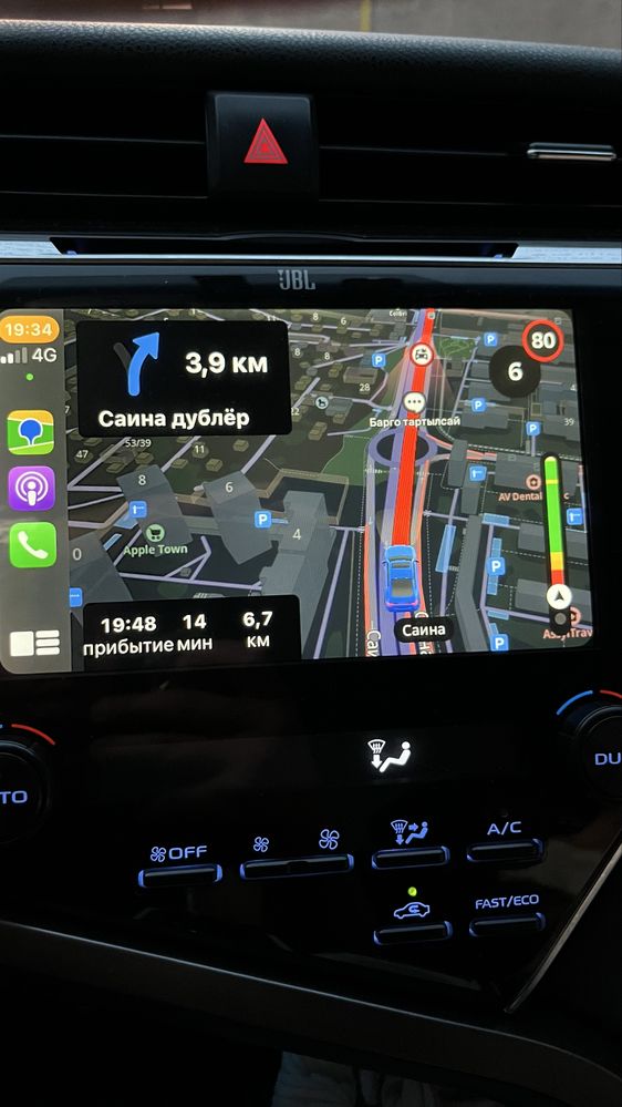 Установка Apple CarPlay Эпл КарПлей Андроид Авто Android на тойота
