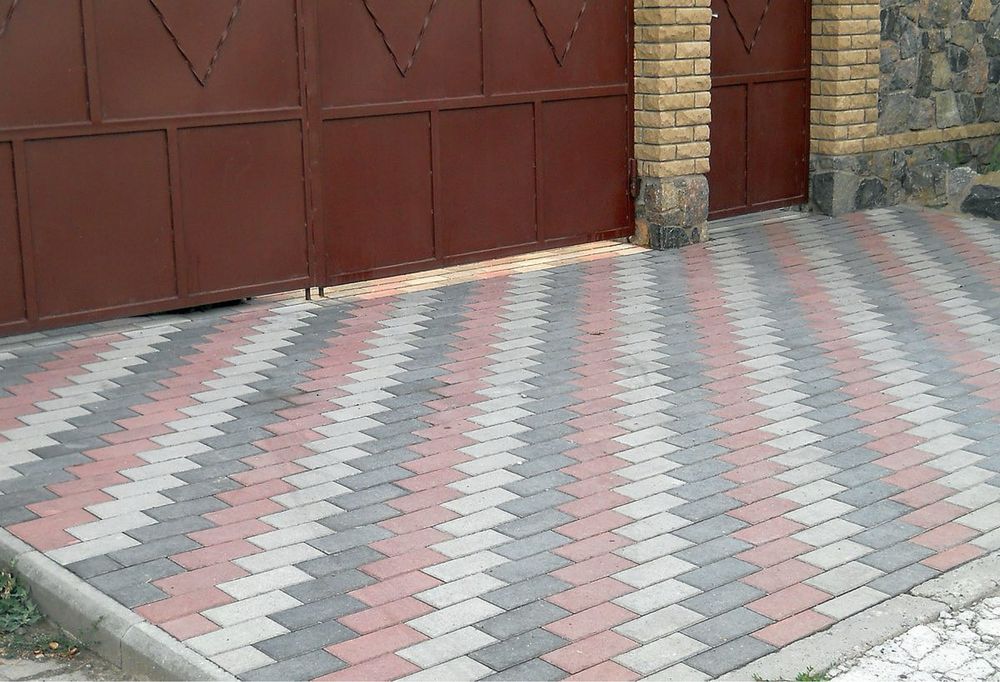 Тротуарная плитка Кирпичик 20/10/6