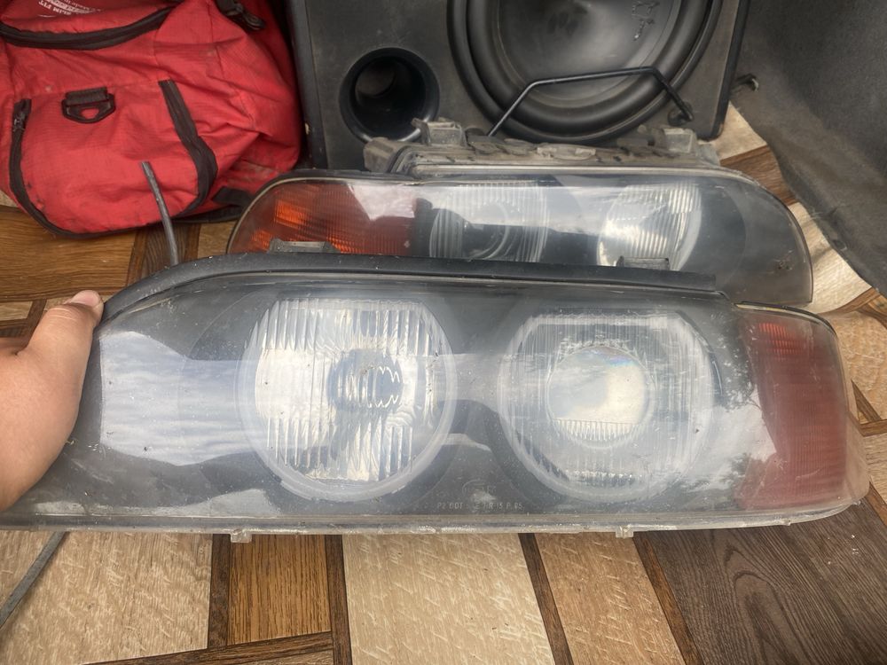 Фары с ближним bi led бмв е39 дорест
