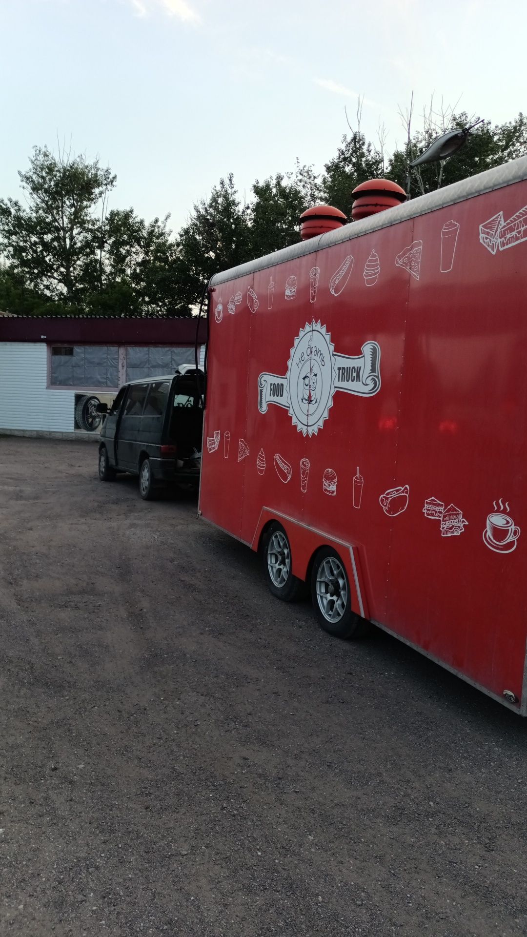 Продаются прицеп. Прицеп под бизнес. Прицеп сделан под Донерку Донерка