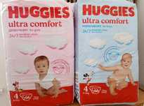 Памперсы Huggies ultra comfort для девочек и для мальчиков