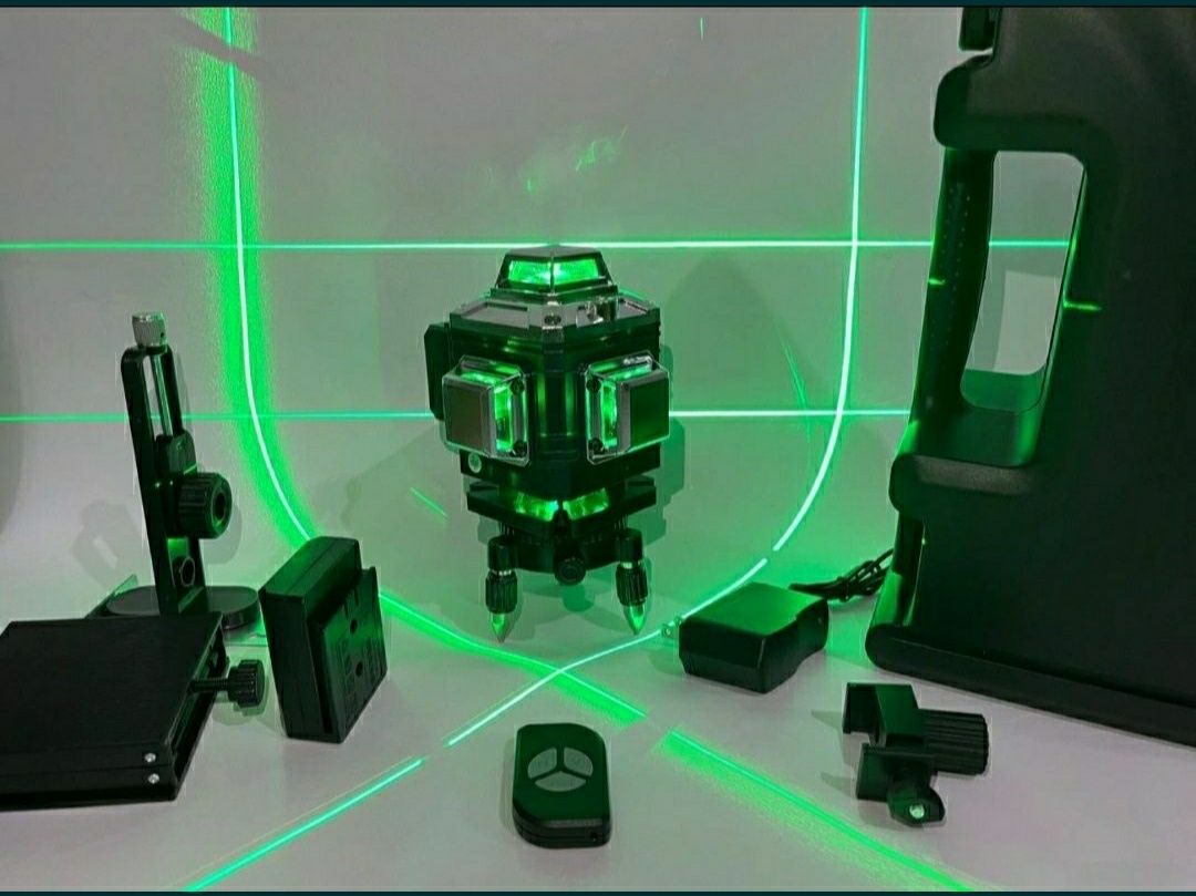 Большой ассортимент Лазерный уровень зелёный луч лазерные уровни 4D 3D
