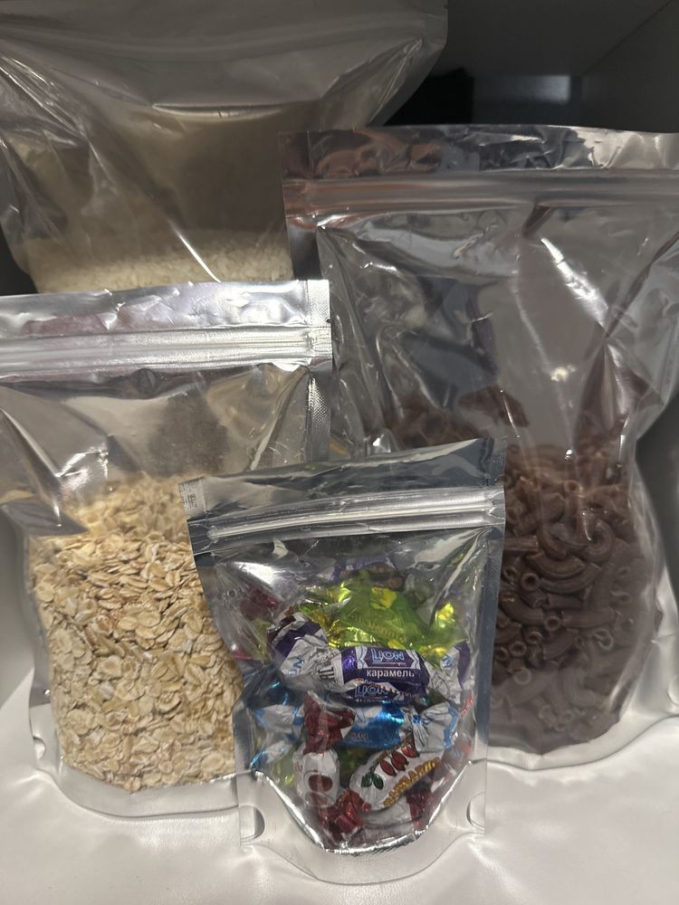 Пакеты крафт дой пак с зиплок с окном zip lock doypack для фасовки