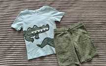 Костюм на мальчика mothercare h&m 116  панда h&m  размер 104 и панама