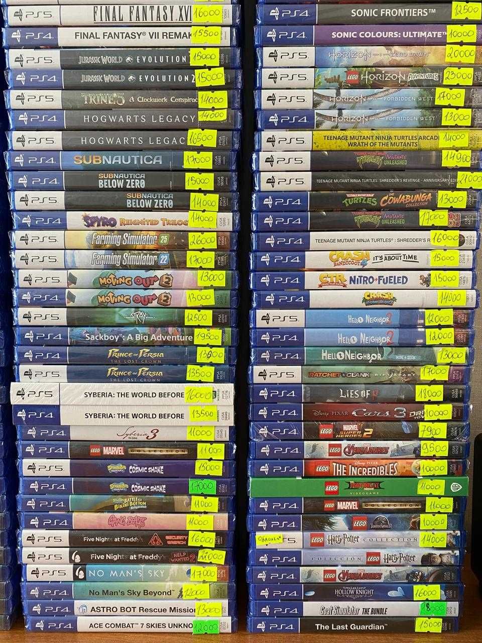 Самый Большой Выбор Игровых Дисков На PS4/PS5 Пс4/Пс5
