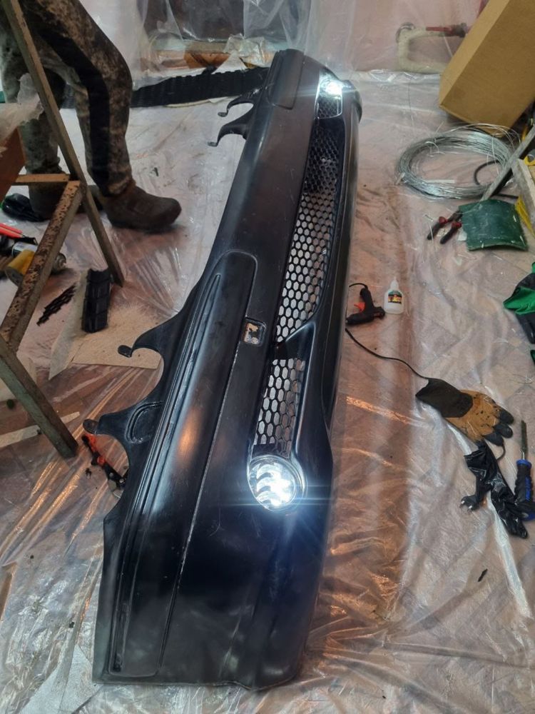 Бампер и порог на W124 W210 накладка и обвесы
