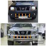 Защита бампера на Nissan Patrol и Xterra