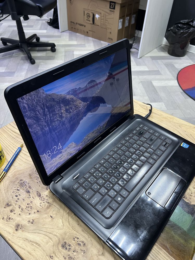 Офисный ноутбук Compaq CQ58 Intel celeron 4гб озу ссд 480гб