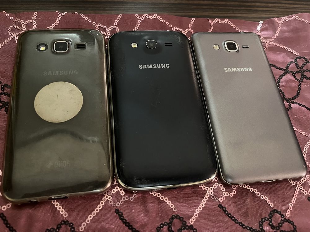 Продаю б/у сот.телефоны Samsung в количестве 3 штуки