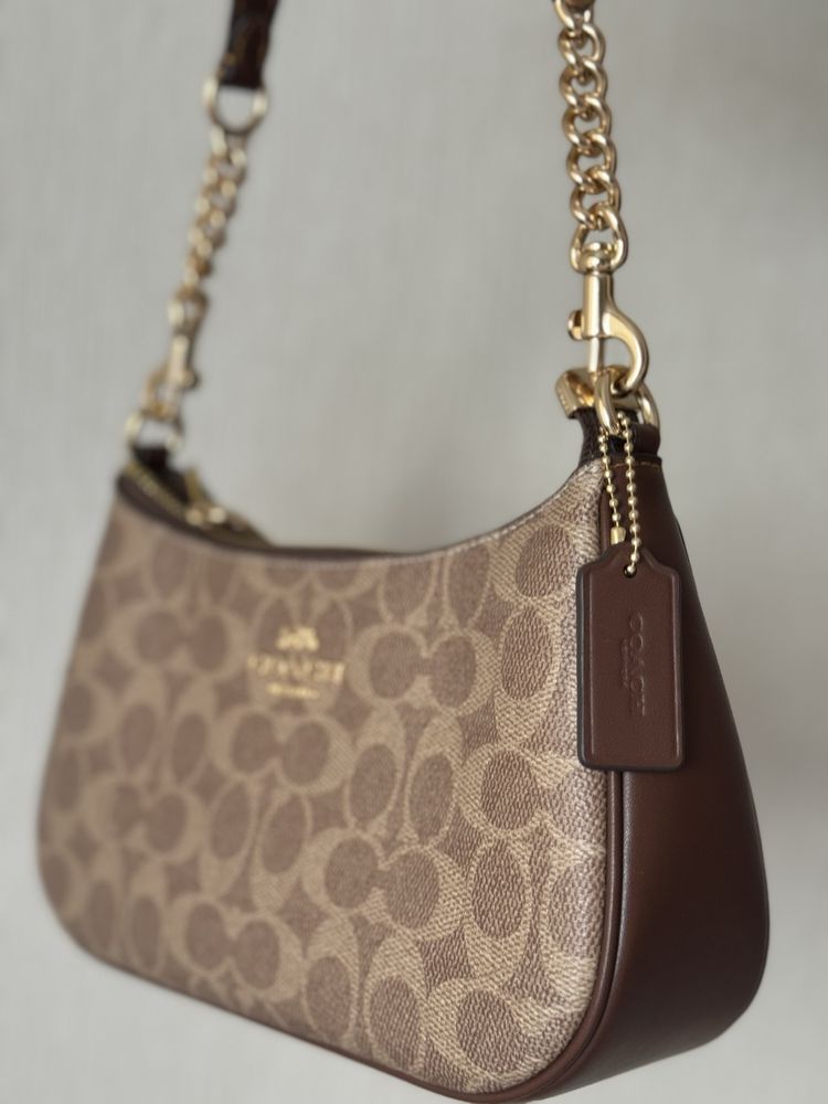 Продам оригинальную сумку Coach Teri Shoulder Bag In Signature Canvas