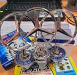 Эмблема капота Мерседес W201, W124, W140, W202, W203, W210