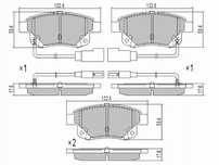 Колодки тормозные зад  Ford Transit