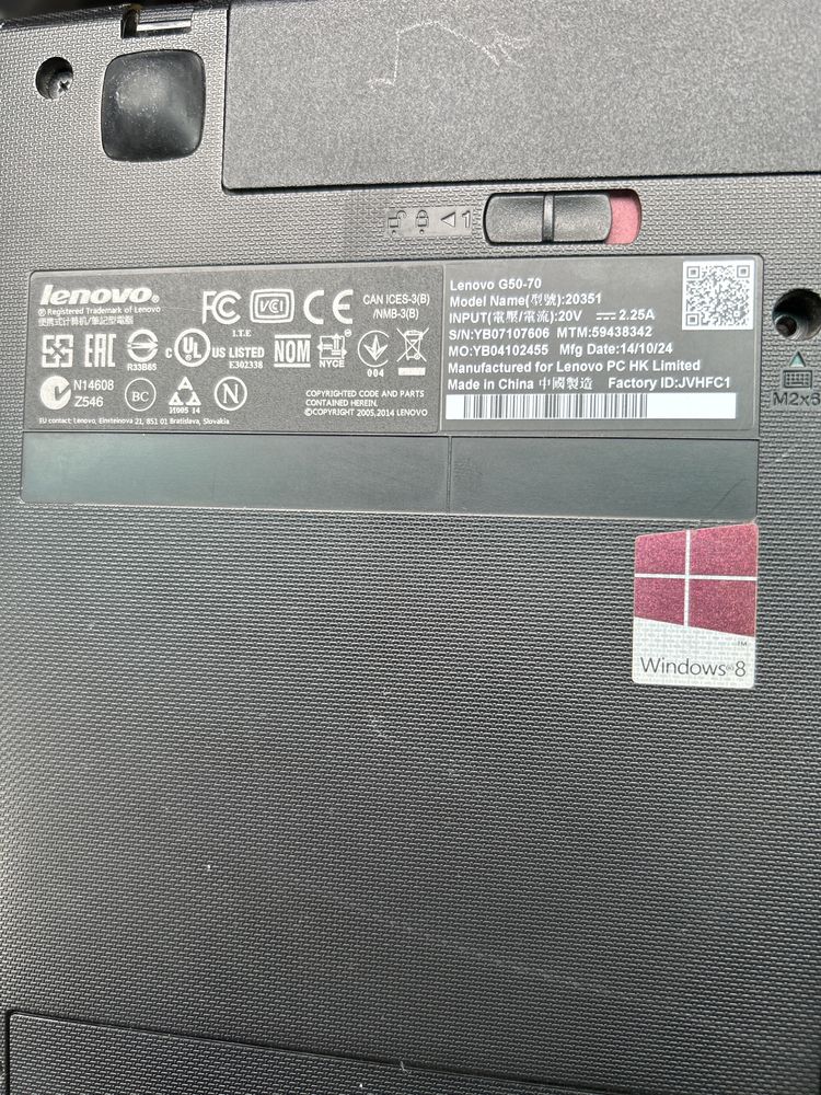 Lenova G50-70 ноутбук на запчасти