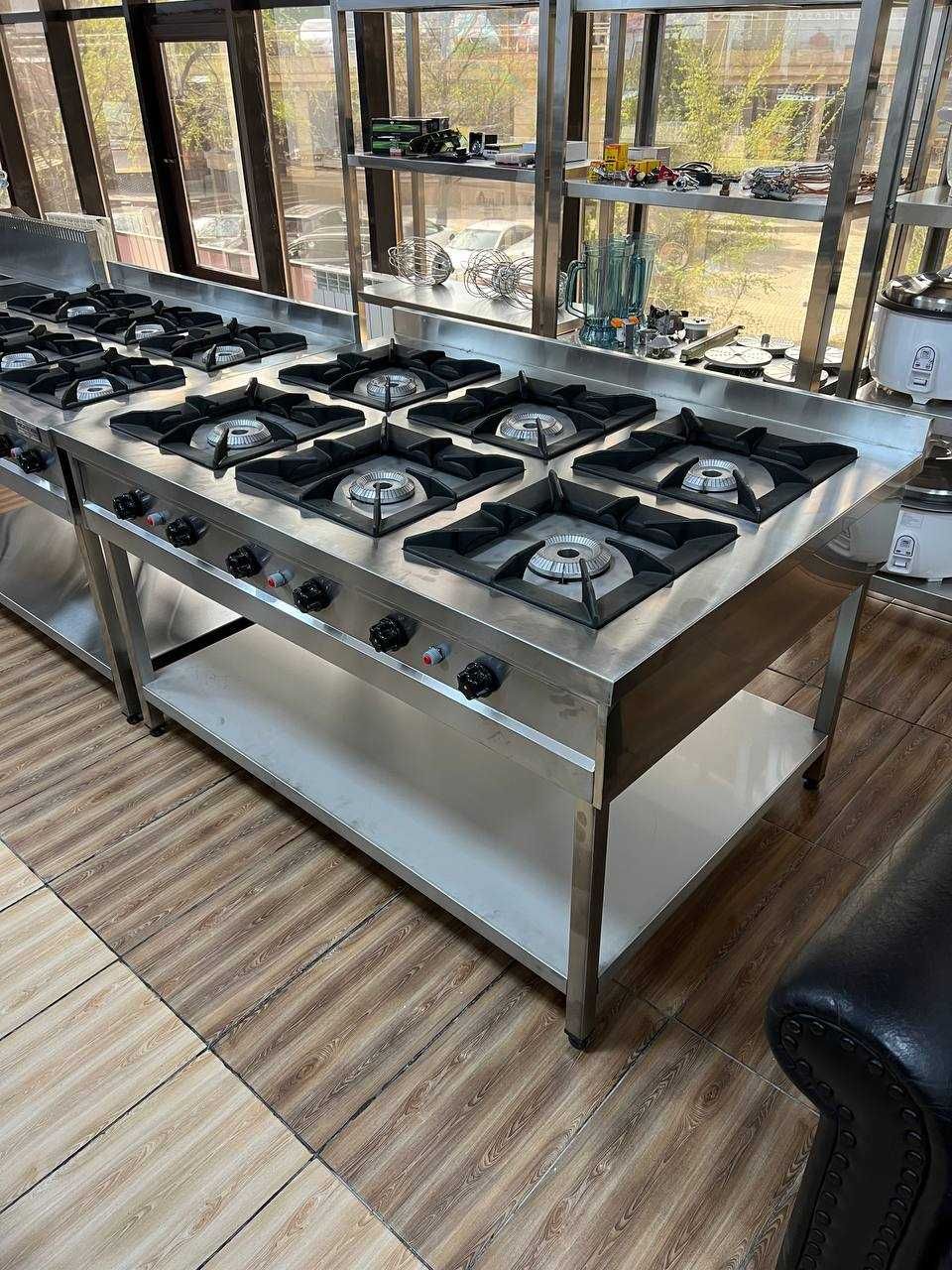 Плита газовая профессиональная, газплита, печь для кафе, ресторана
