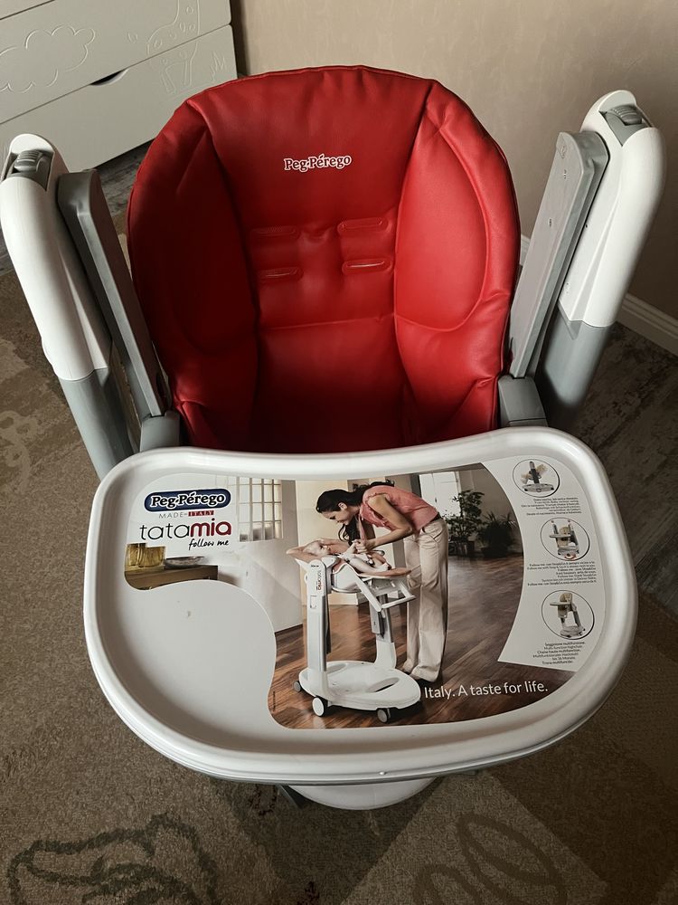 Детский стул Peg Perego Tatamia красный
