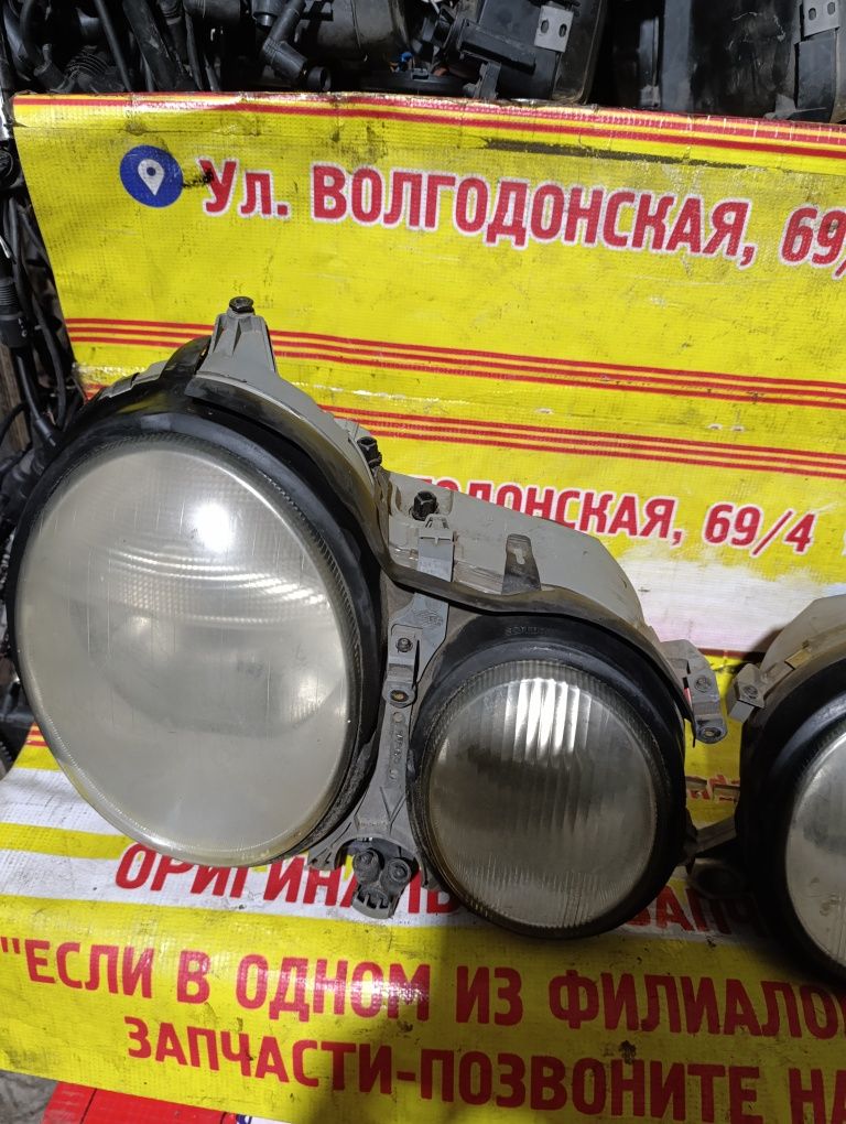 Фары на Мерседес W210 рестайлинг с ксеноном