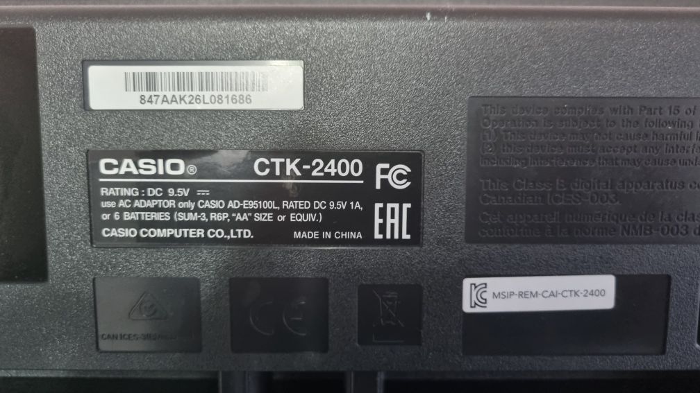Синтезатор Casio