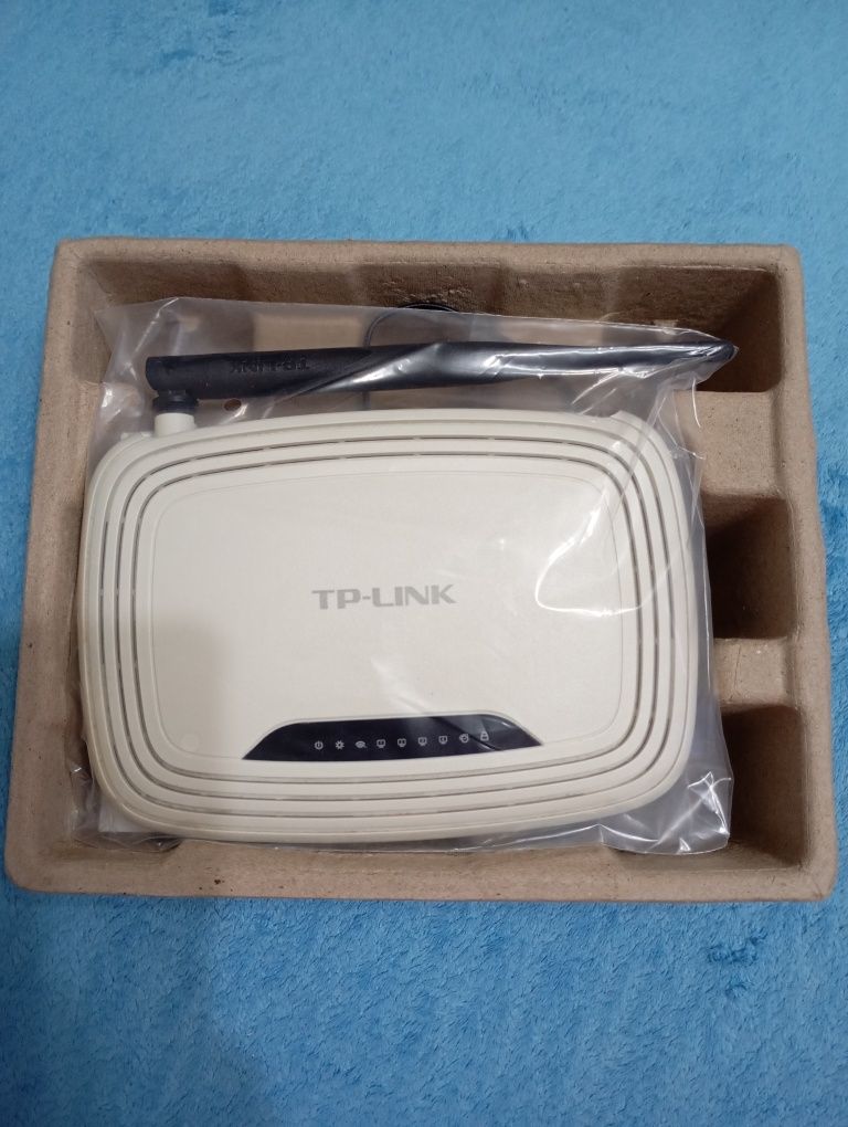 Tp Link модем в рабочем состоянии.