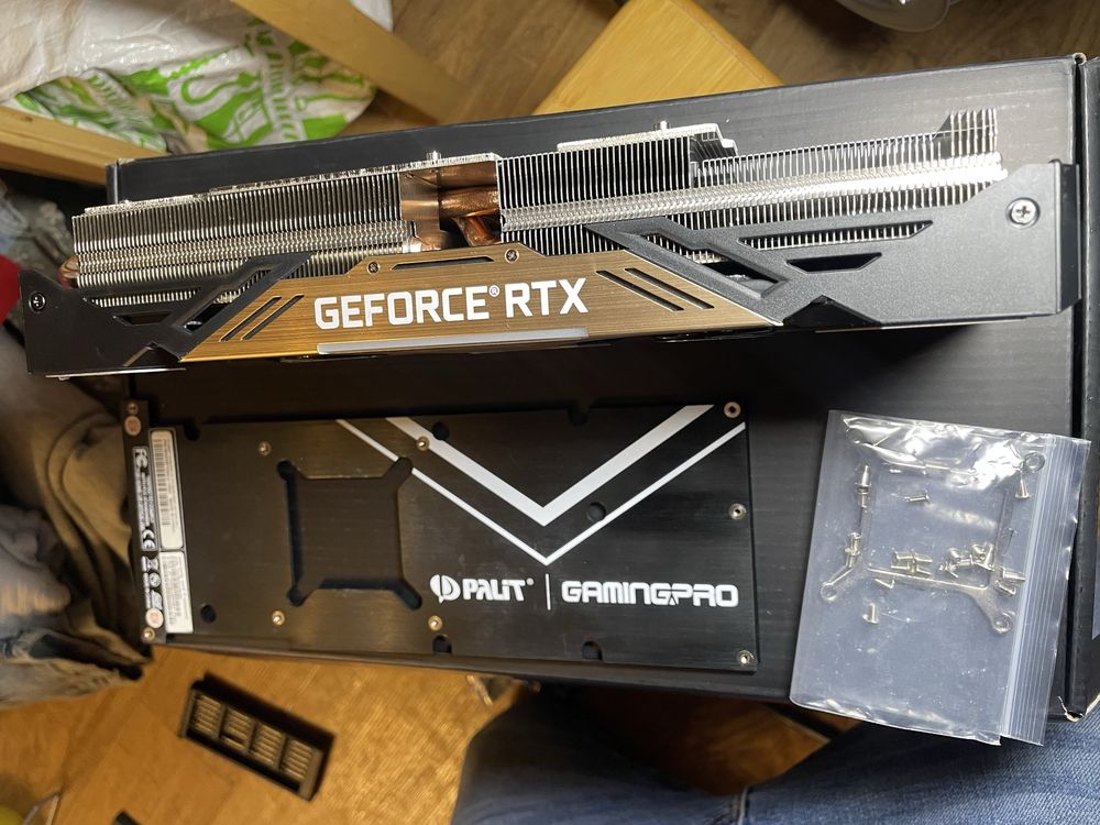 Заводская система охлаждения на Palit GamingPro OC RTX2080Ti