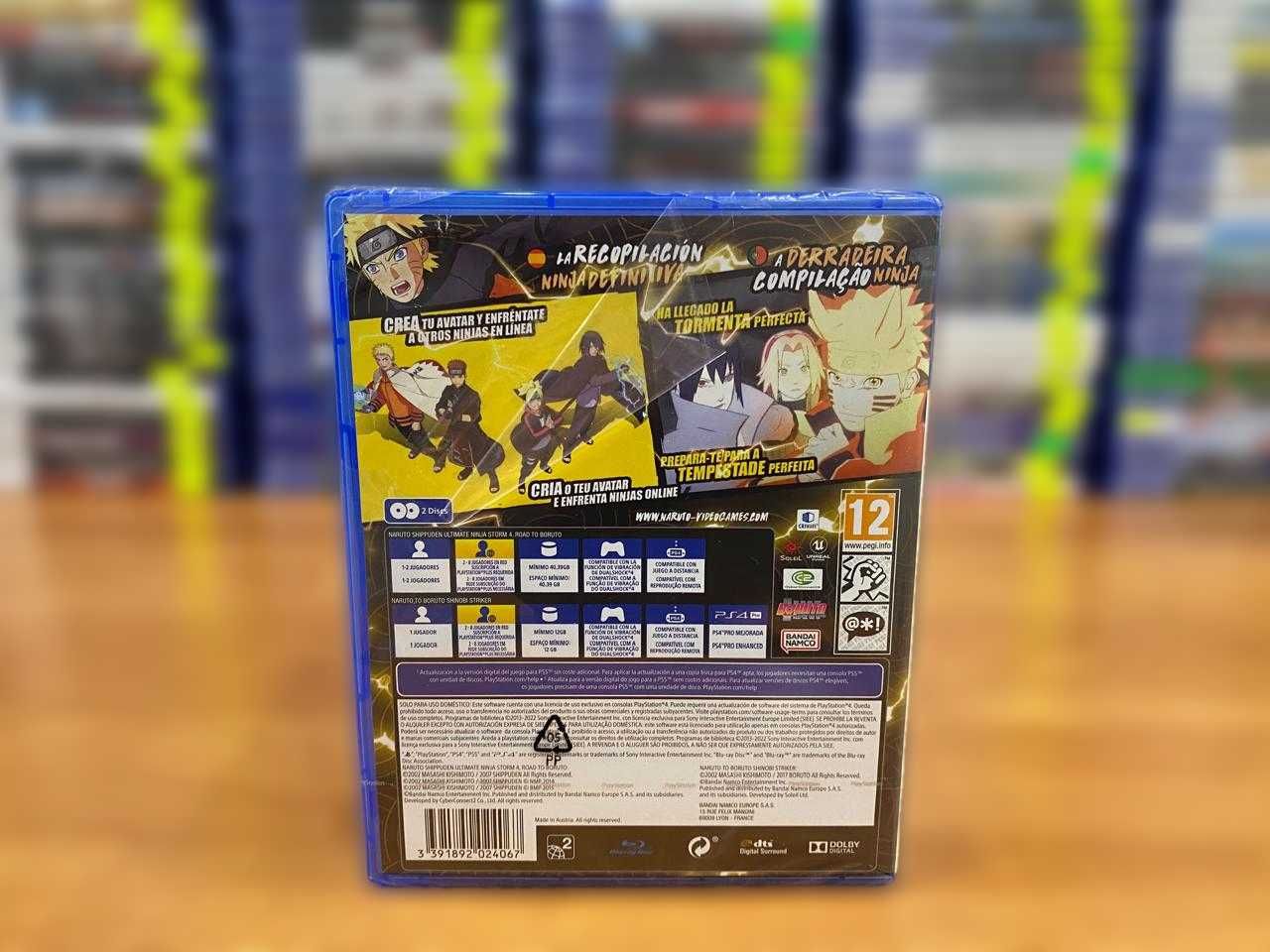 Новый Naruto Ninja Storm 4+Naruto to Boruto Shinobi Striker*** PS4/PS5