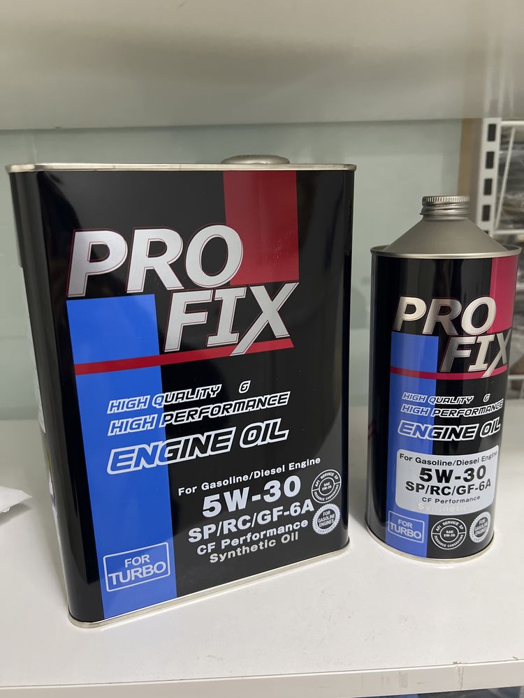 Моторное масло ProFix 5w-30, 4 литра, 1 литр