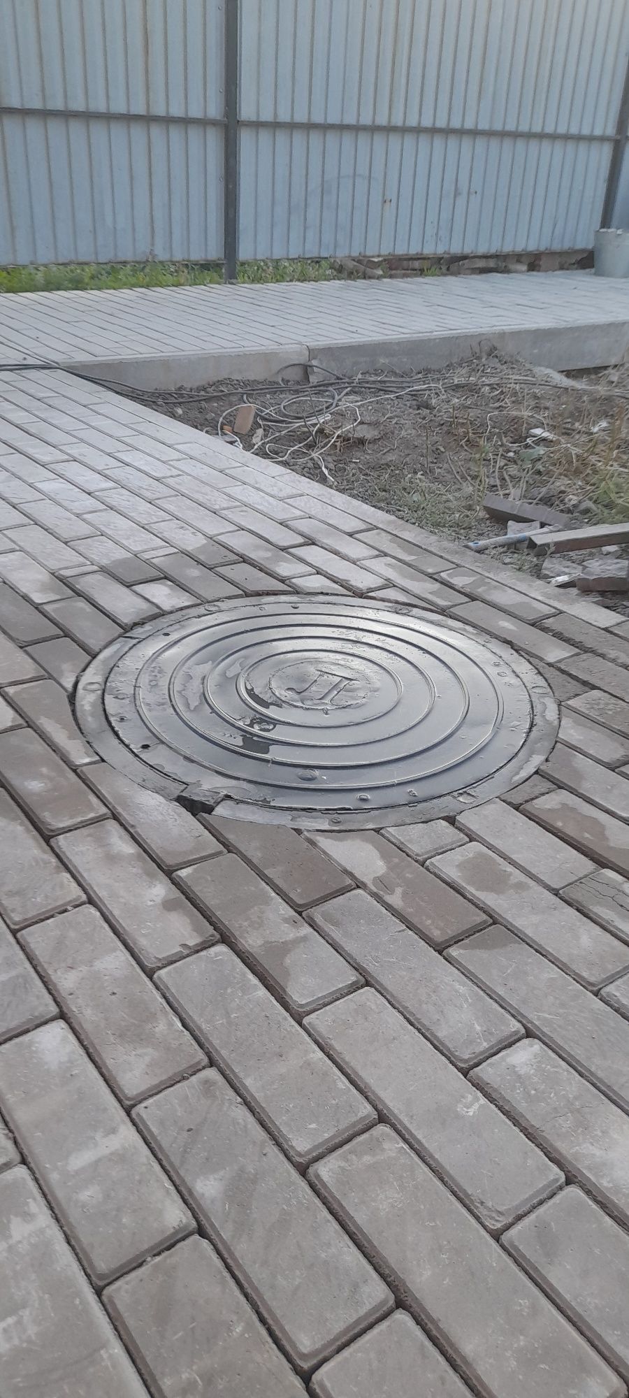 Укладка брусчатки