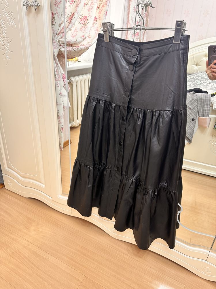 Продам юбку из эко кожи
