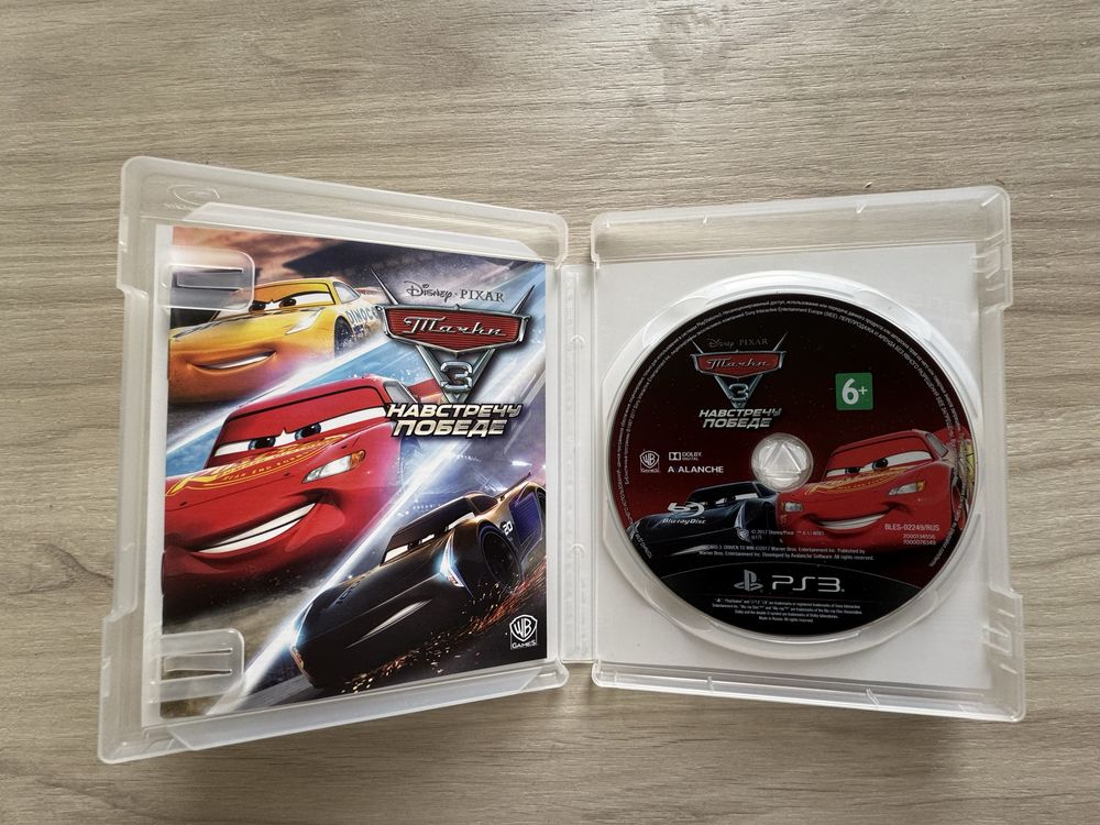 Тачки 3 диск игры на ps3