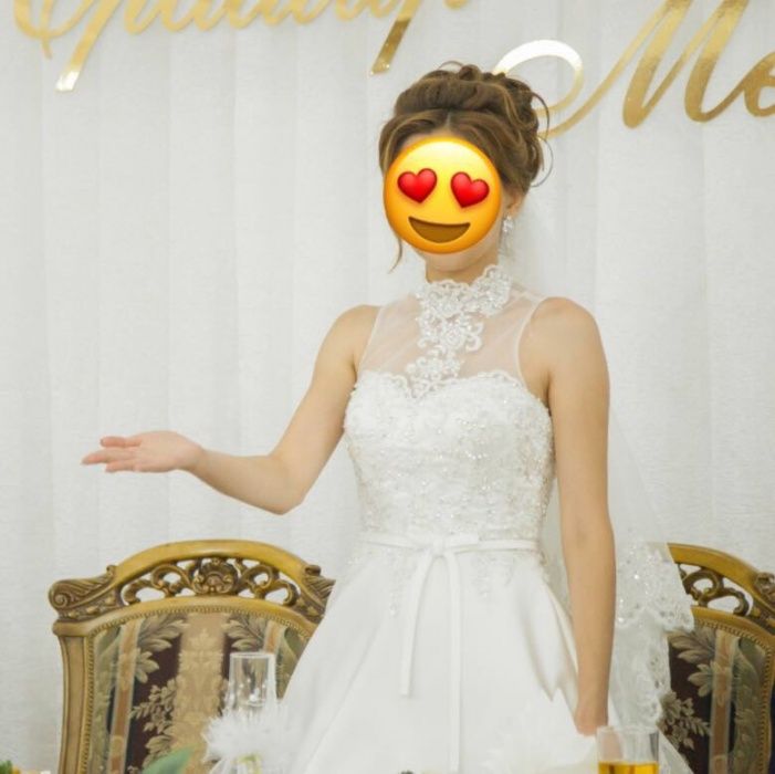 Продаётся шикарное нежное свадебное платье!!!