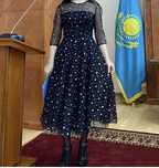 Вечернее чёрное платье от Isabel Garcia (Италия)