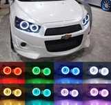 Ангельские глазки с BT и RGB (управление цветом с телефона)
