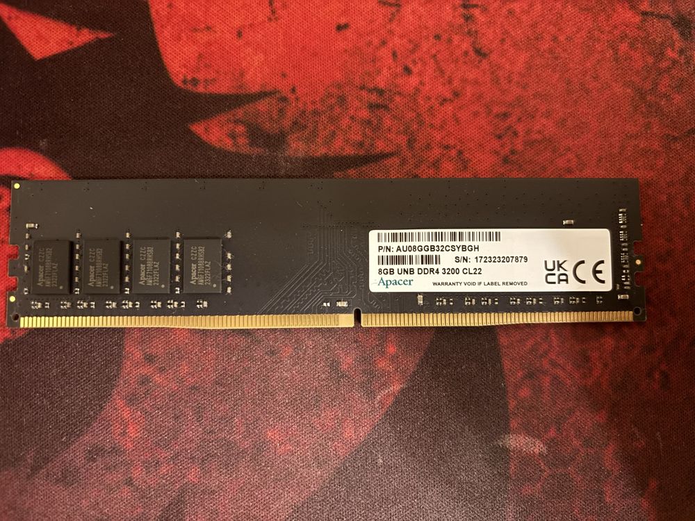 Оперативная память ОЗУ Apacer EL.08G21.GSH 8 Гб 3200 CL22