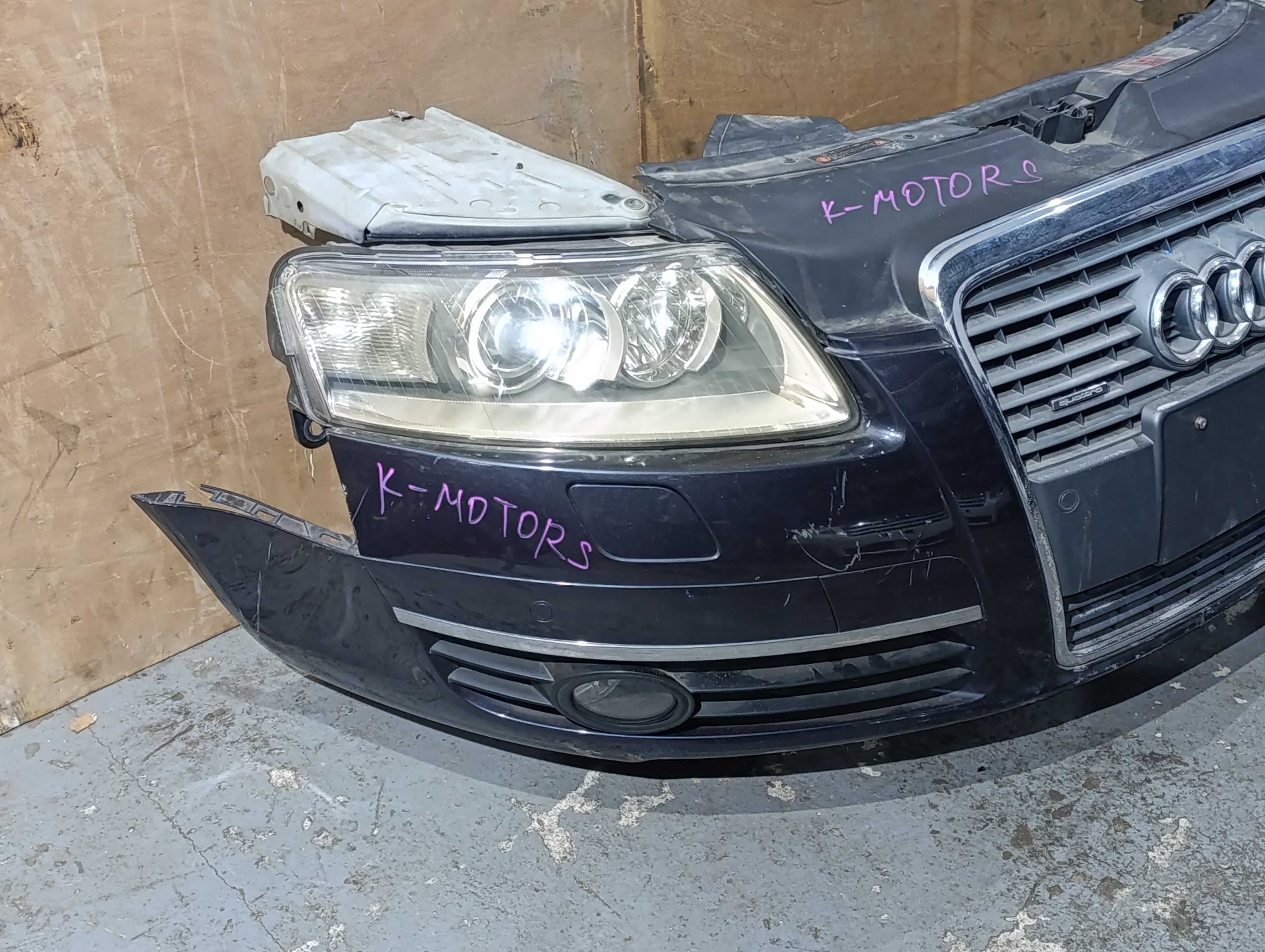 Ноускат морда Audi A6 C6 Дорест Ауди А6 С6 XENON AFS 04-08г носик