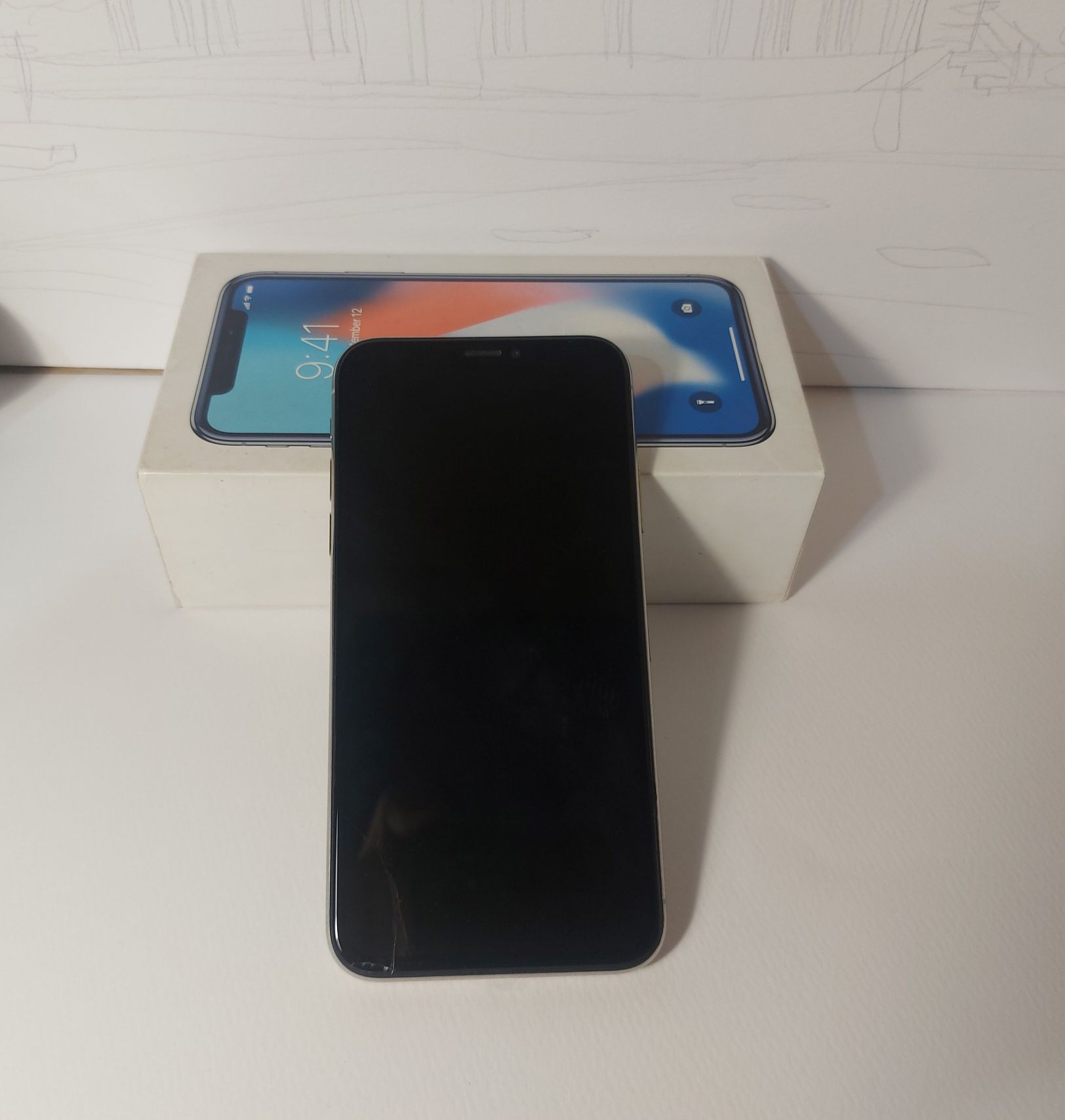 Iphone X silver 64gb