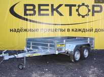 Прицеп ВЕКТОР 81013G 3.0х1,5, борт 380 мм, рассрочка 0%