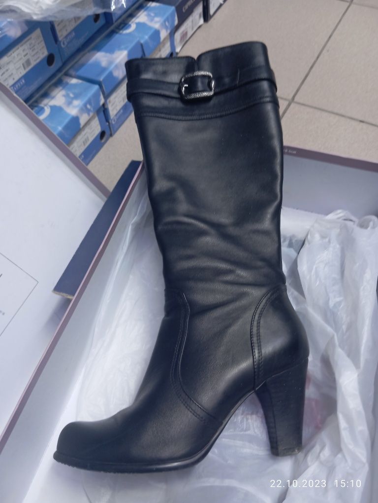 Продам сапоги зимние и осенние немецкие кожанные